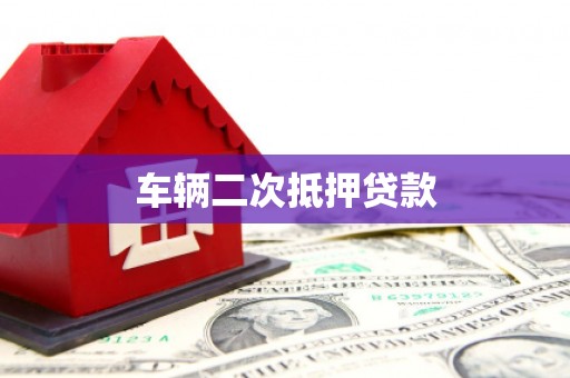 东凤车辆二次抵押贷款