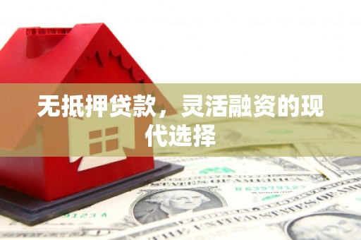 东凤无抵押贷款，灵活融资的现代选择